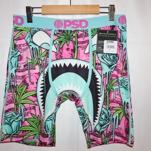 PSD Graphic Boxer Briefs with Pink and Blue